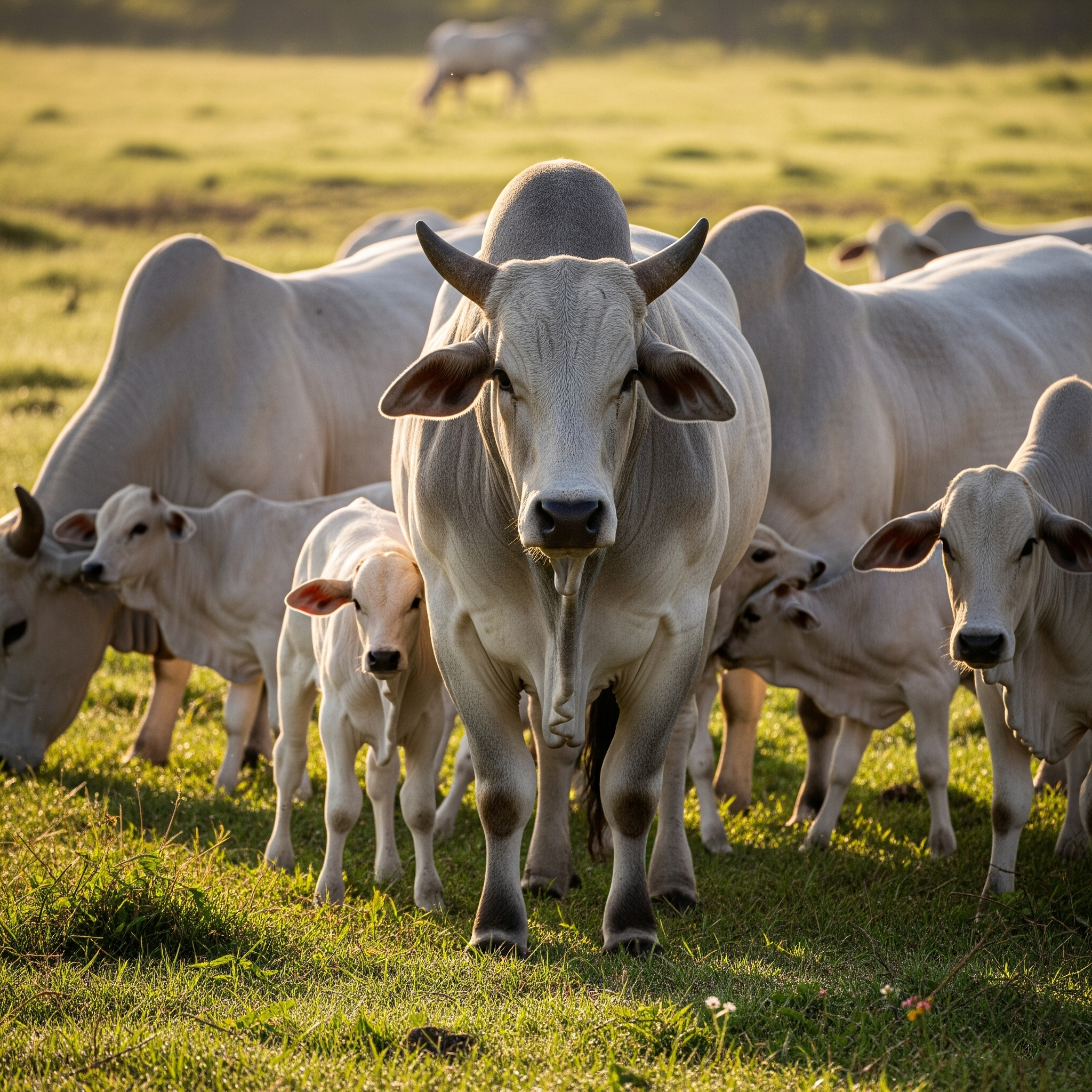 Gado Nelore na Fazenda